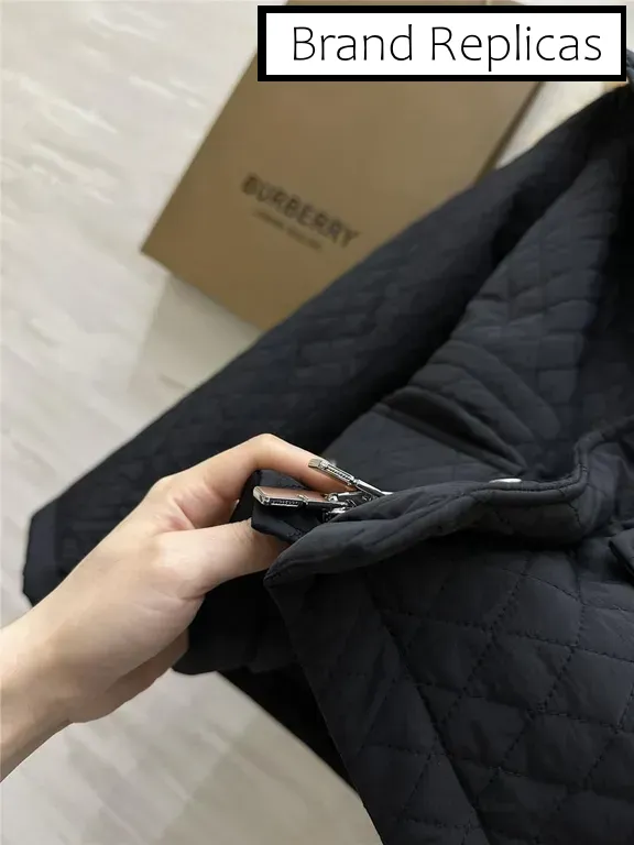 Burberry Diamond Quilted Hooded Jacket